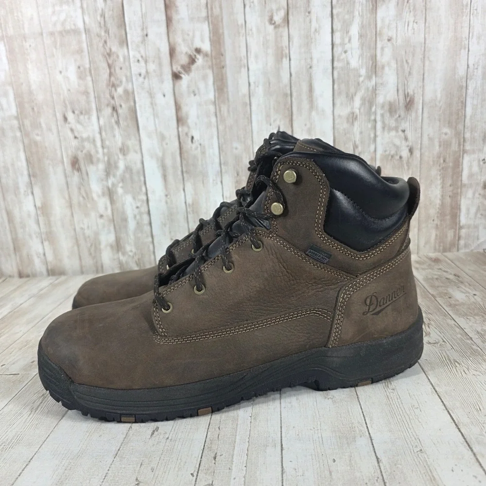 Danner Caliper‎ 6 Brown Mens Leather Waterproof Work Boots 19452 ASTM EH Size 13